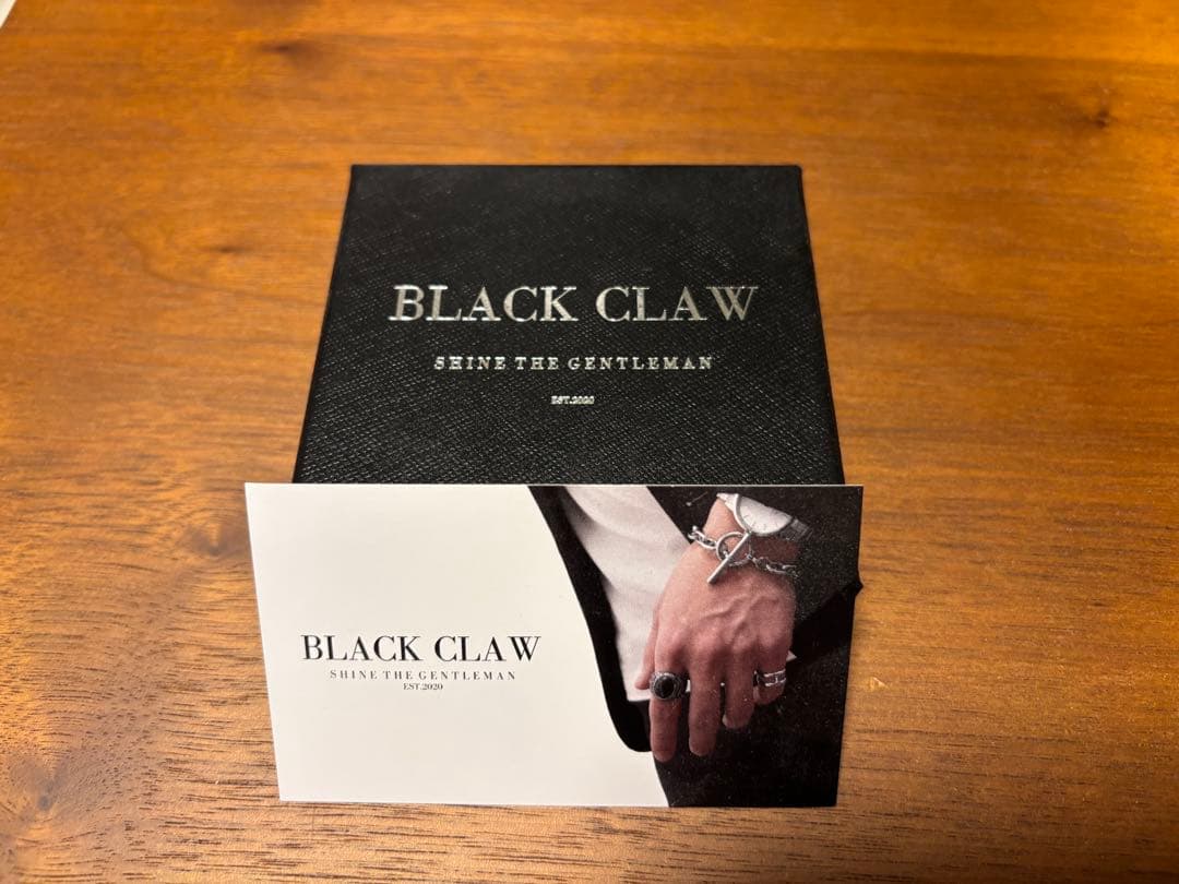 316L BLACK CLAW チェーンブレスレット