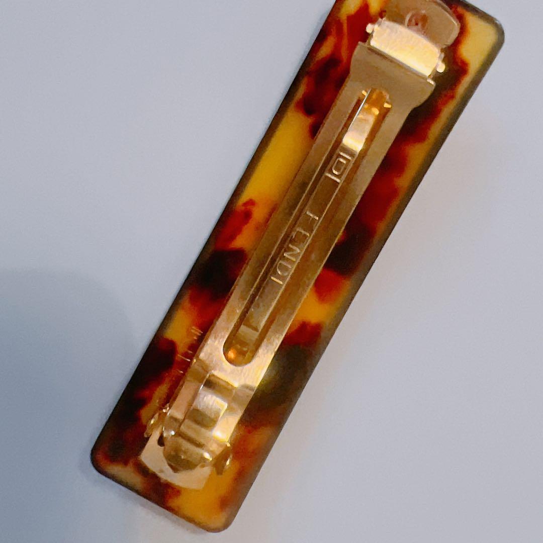 フェンディ⭐️ベッコウ柄⭐️バレッタ