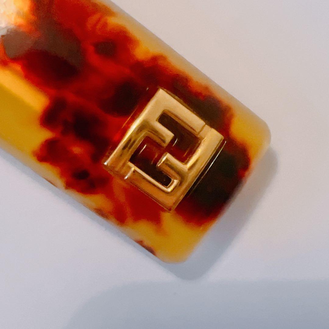 フェンディ⭐️ベッコウ柄⭐️バレッタ