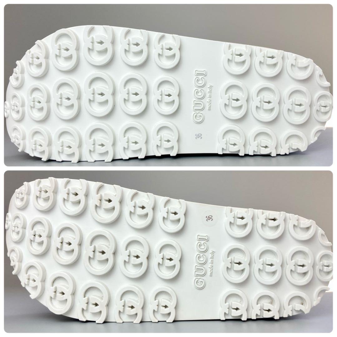 新品未使用 GUCCI グッチ サンダル 厚底 インターロッキング G 23cm