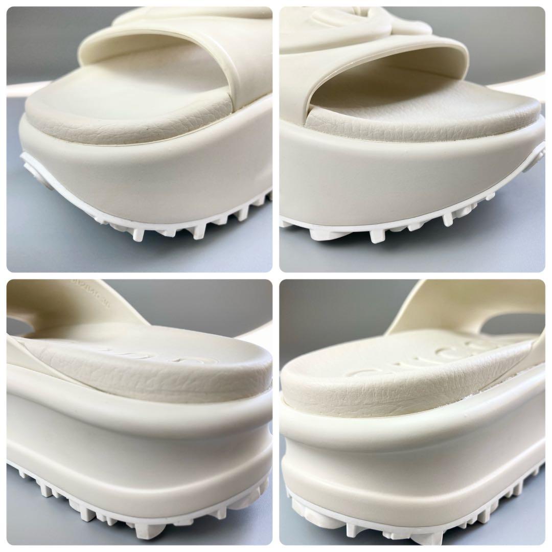 新品未使用 GUCCI グッチ サンダル 厚底 インターロッキング G 23cm