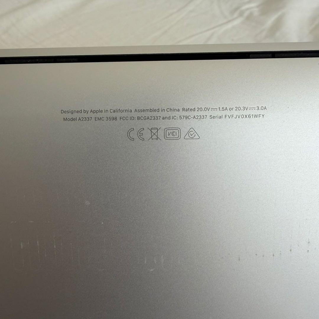 Macbook M1チップ 8GB/256GB BT最大容量86％