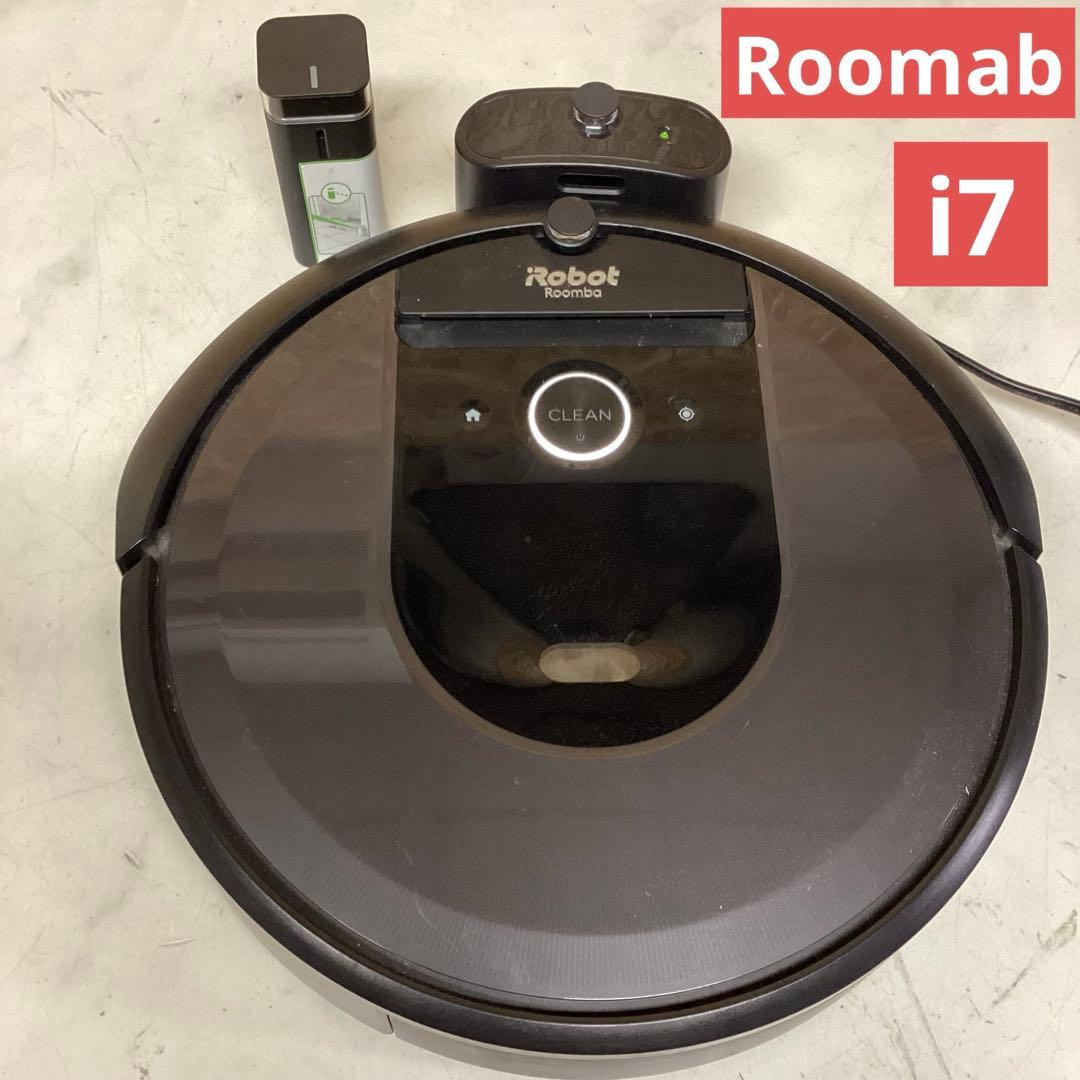 Roomba i7 ロボット掃除機 本体 黒　充電ドック付き　ルンバ　（K78）