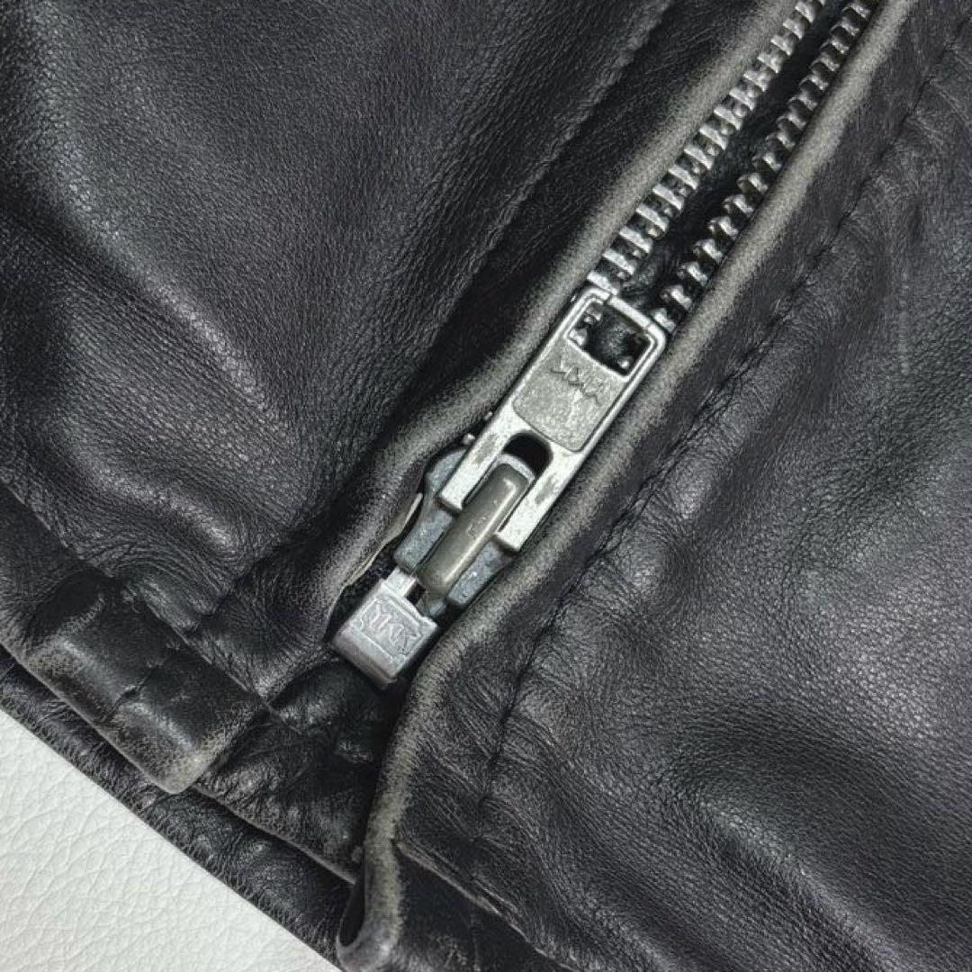 ショット 141 ライナー シングルライダース レザージャケット 34 黒