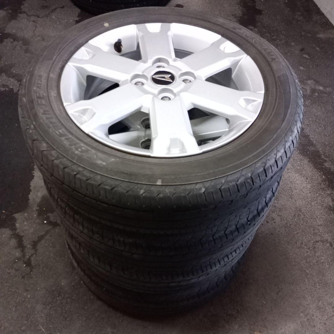 りょぴおさん用②タフト純正15インチ シルバー ホイール２本セット