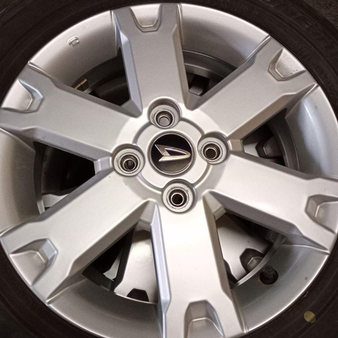 りょぴおさん用②タフト純正15インチ シルバー ホイール２本セット