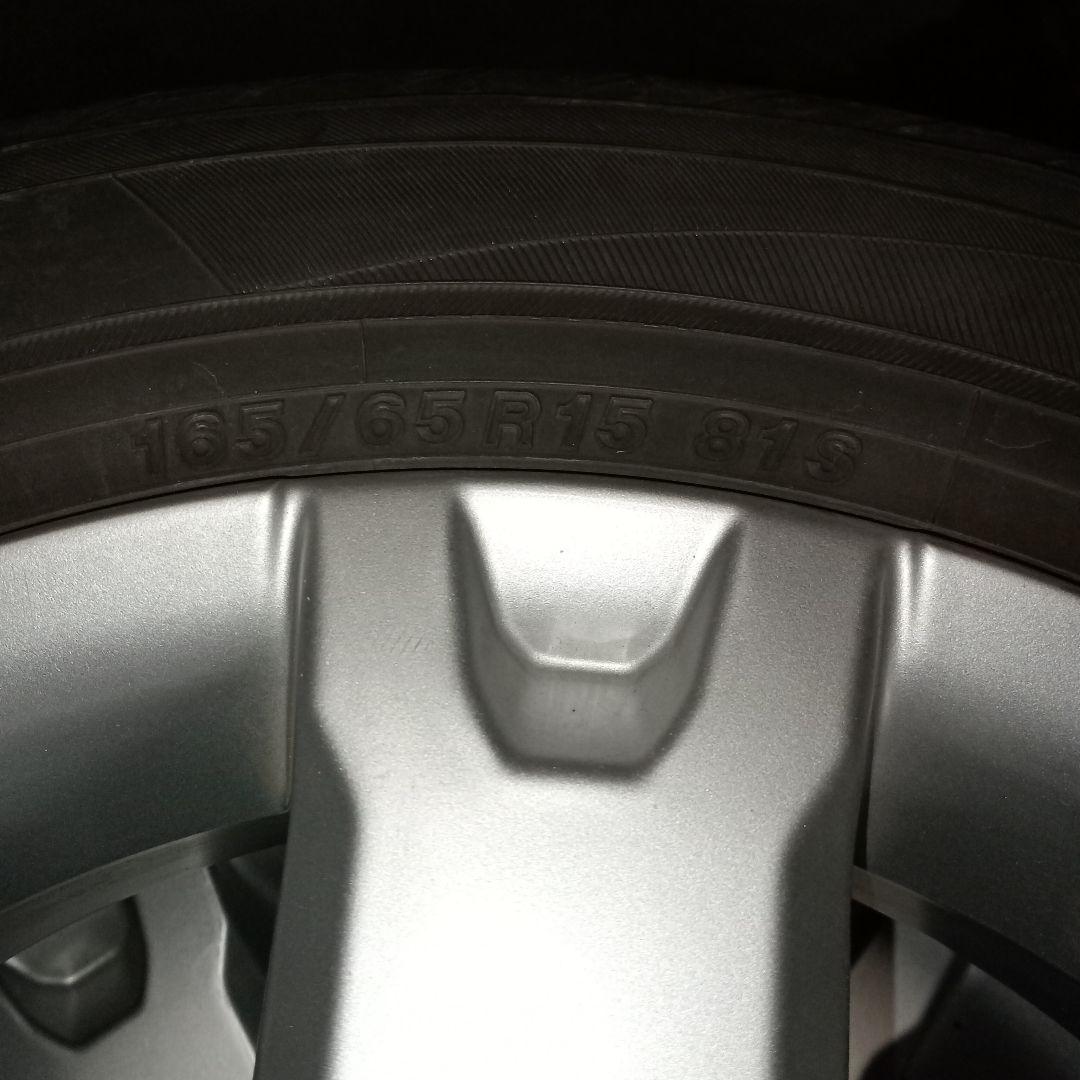 りょぴおさん用②タフト純正15インチ シルバー ホイール２本セット