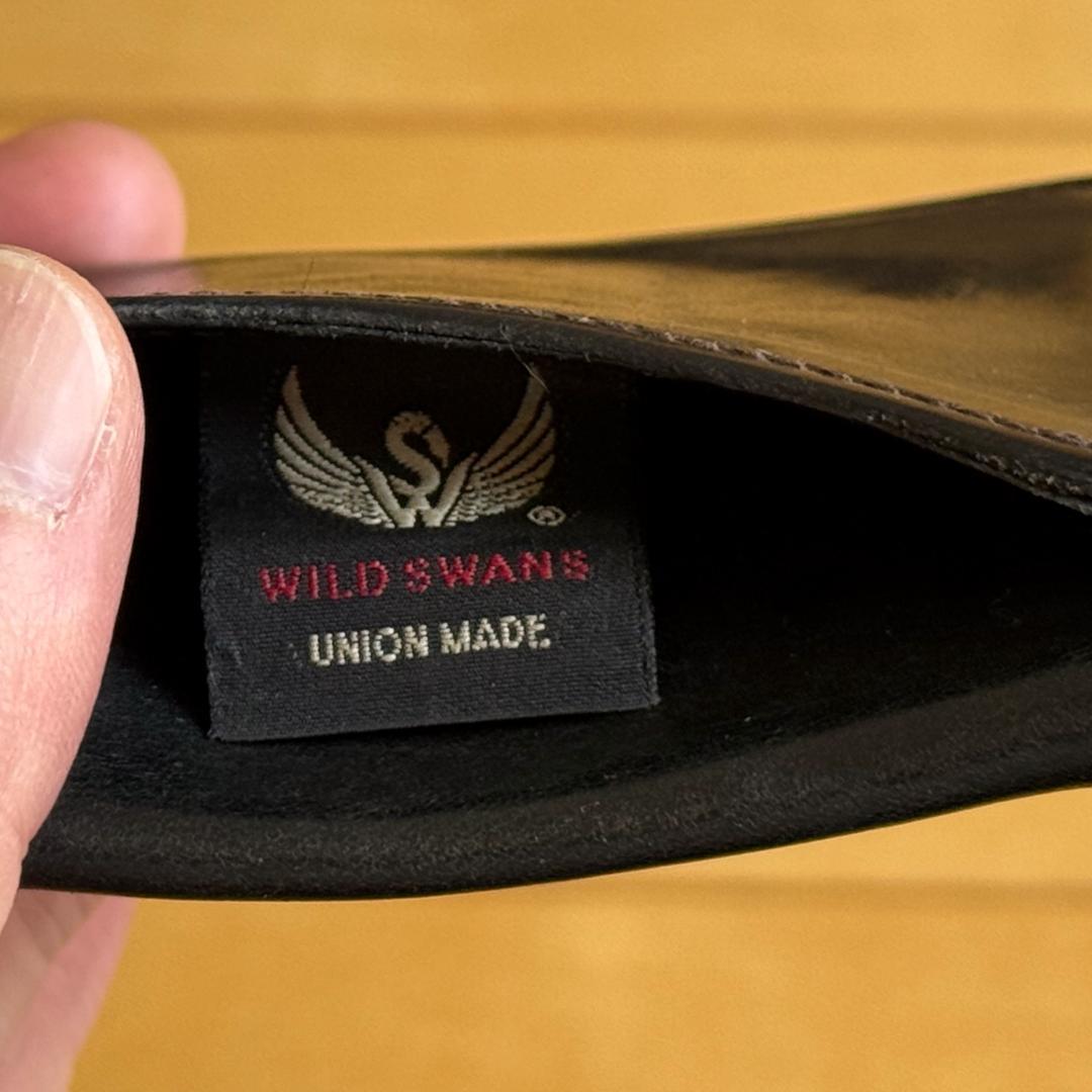 WILDSWANS ケース TONGUE タング 黒 レザー 旧ロゴ