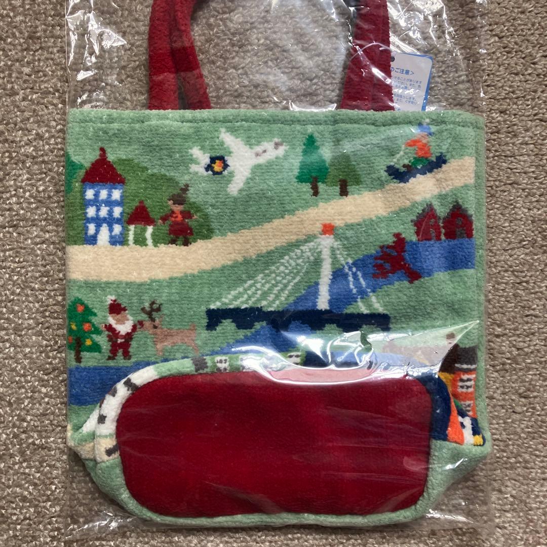 familiar ファミリア　シュニール織　トートバッグ