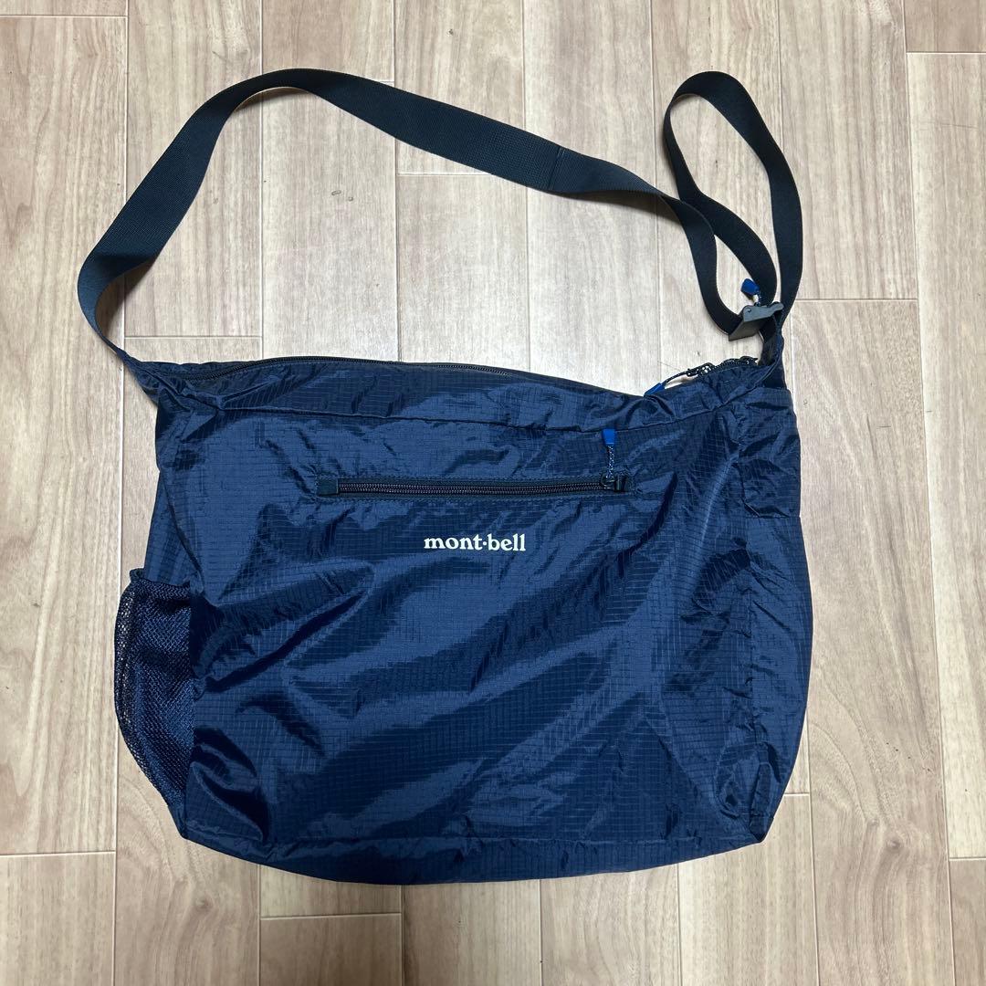 old mont-bell モンベル　ネイビーメッセンジャーバッグ　古着　y2k