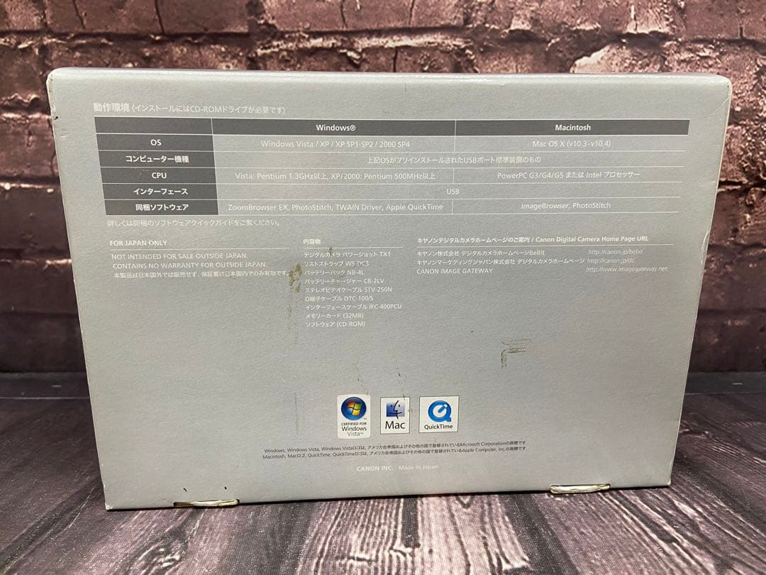 訳あり！　動作品 Canon Power Shot TX1 デジタルカメラ