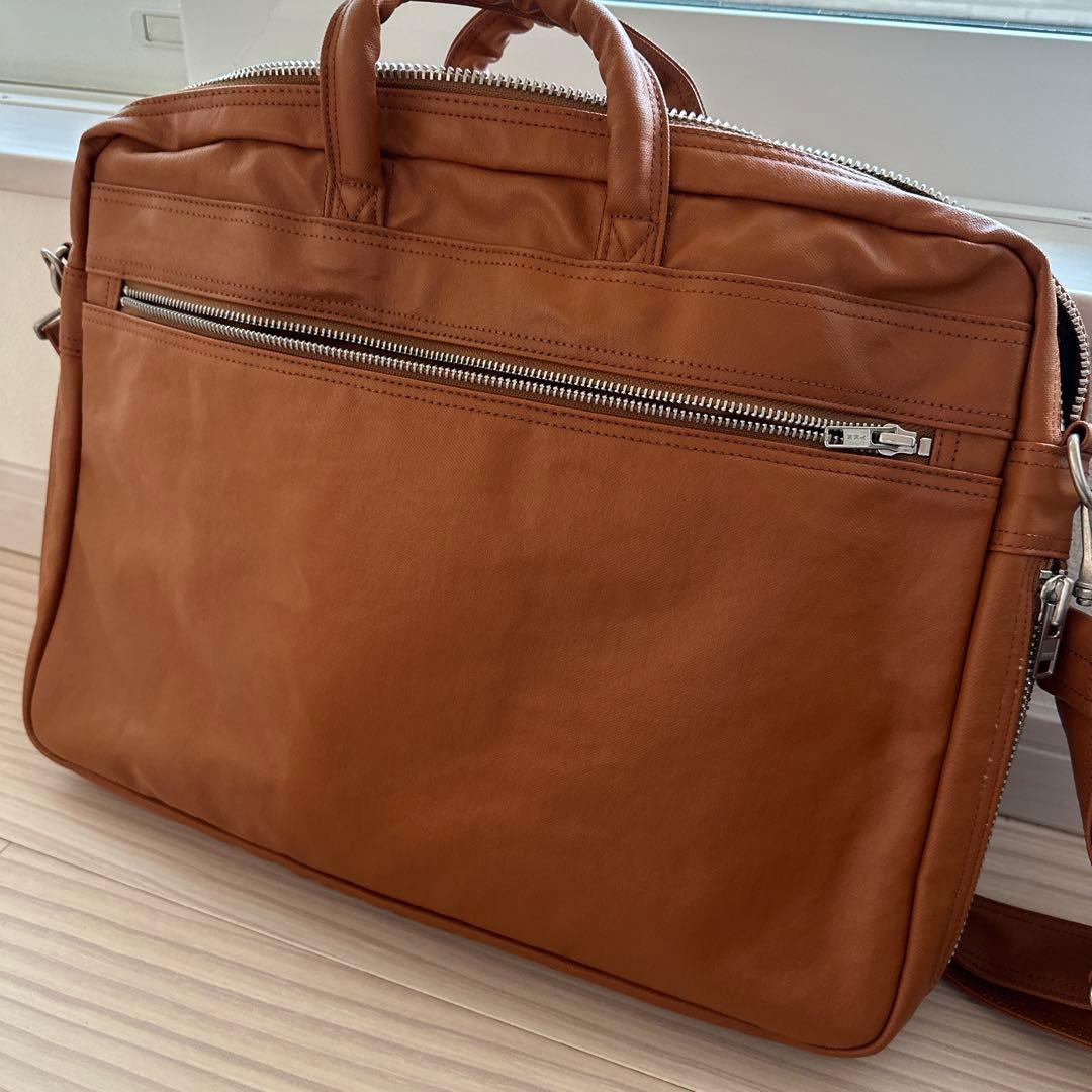 期間限定値下げ！PORTER 吉田カバン ビジネスバッグ キャメルレザー2way