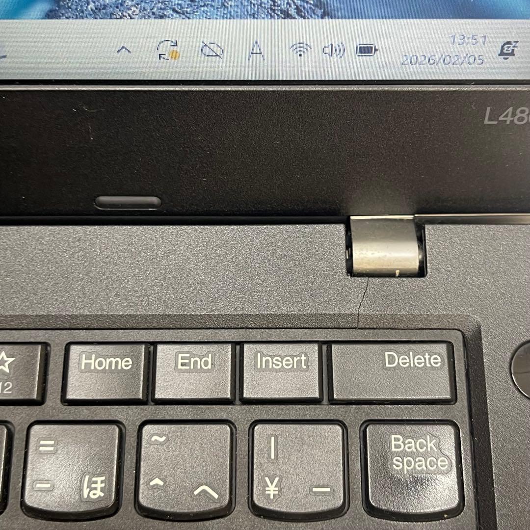 #034 レノボThinkpad L480 i5-8250U 8GB 256GB