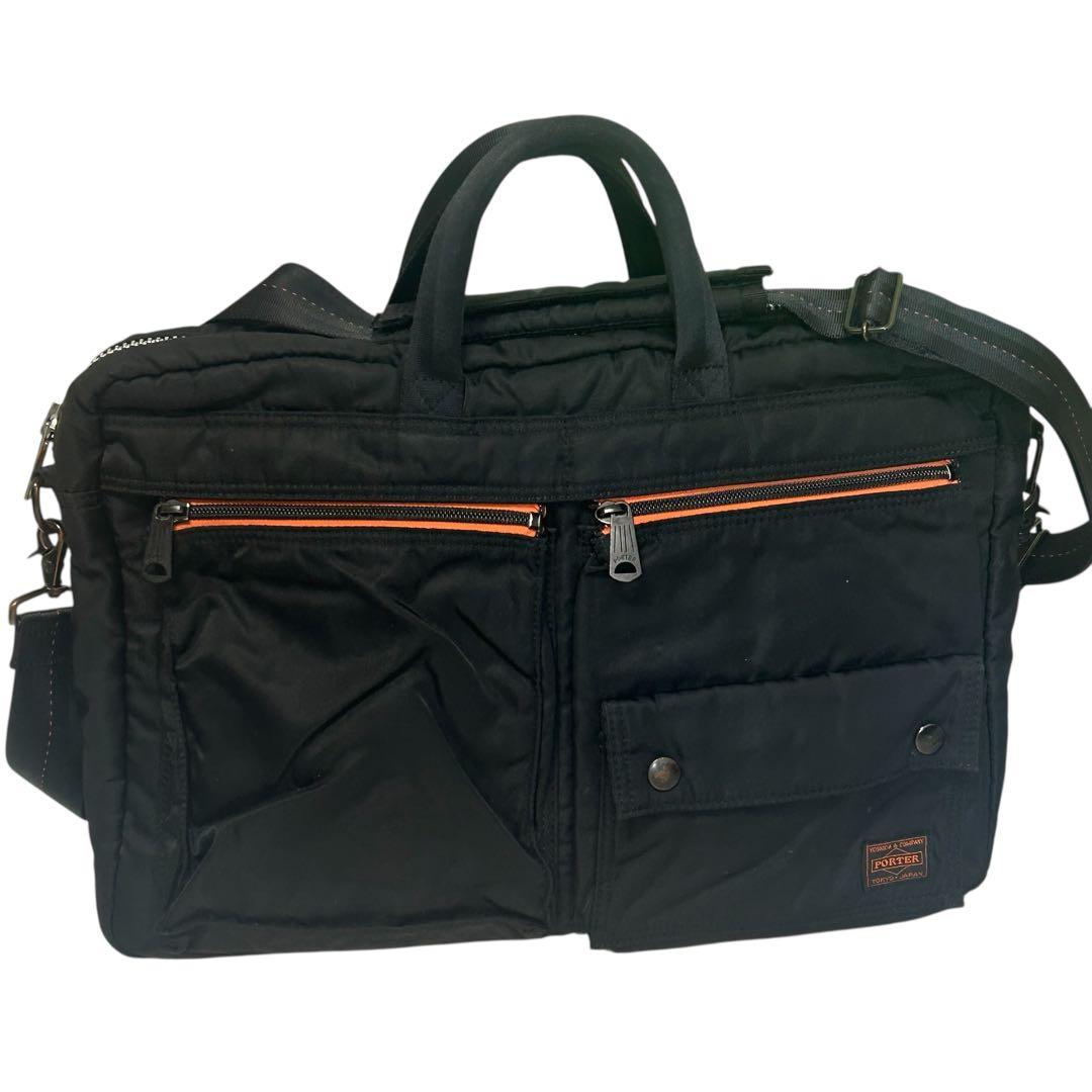 たっくPORTER×GIANTSタンカー仕様 ブリーフケース ブラック