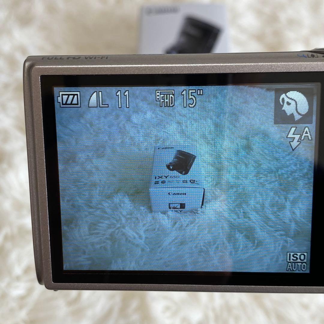 【まりちゃん】Canon IXY650 シルバー Wi-Fi搭載