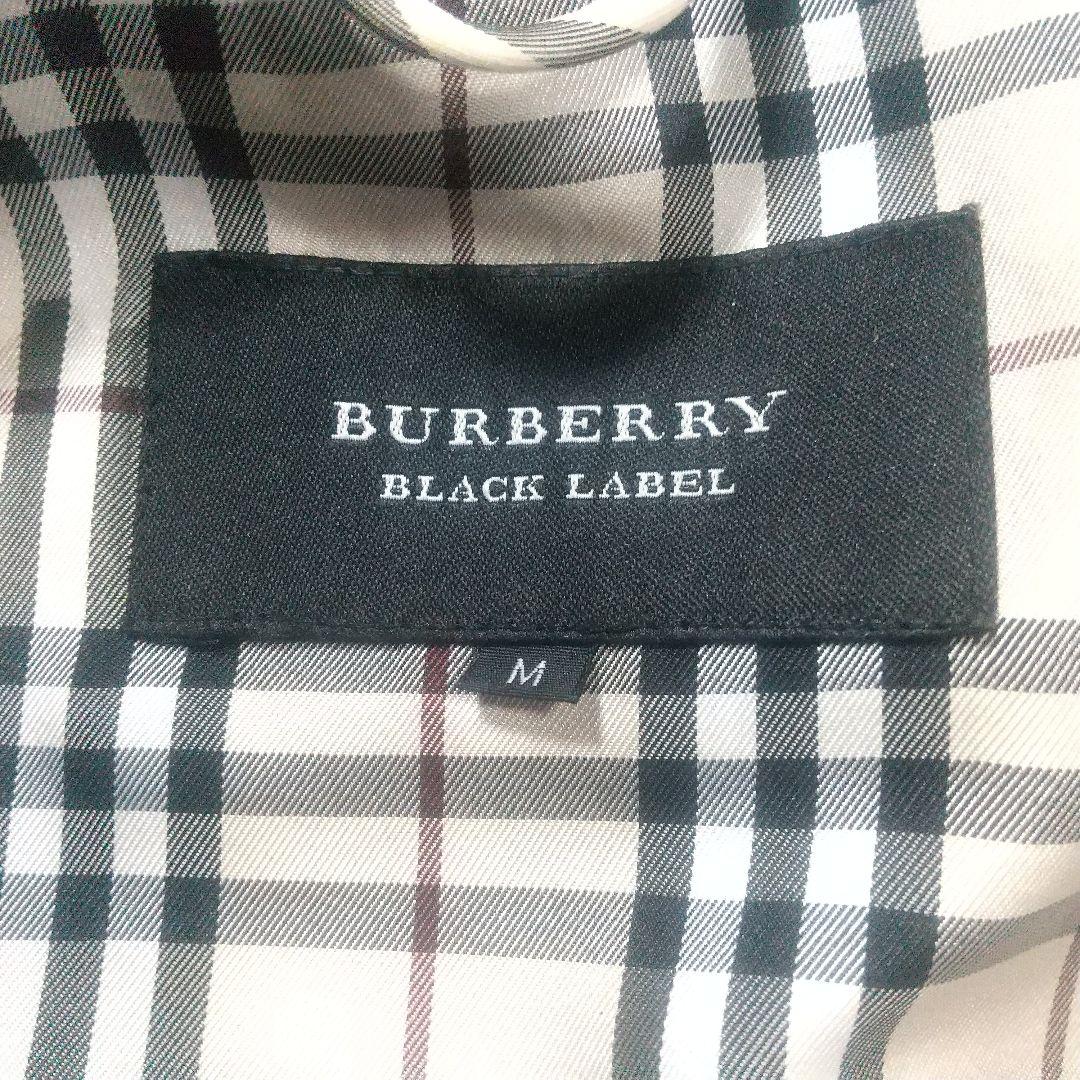 バーバリーブラックレーベル ライダース ブルゾン 革ジャン ラムレザー アウター