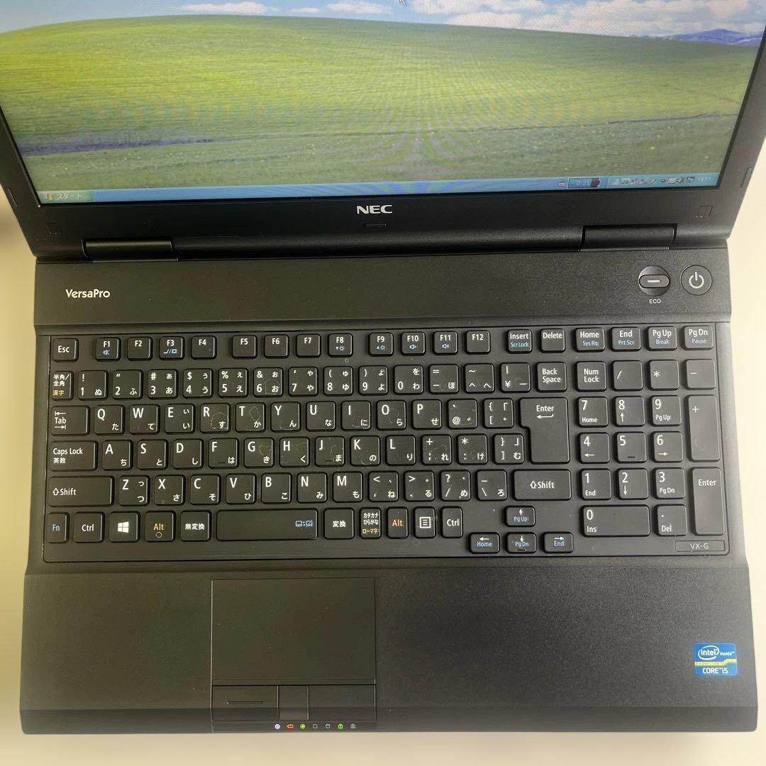 ☆格安美品☆Windows XP☆NEC15.6インチ大画面ノート☆第3世代i5