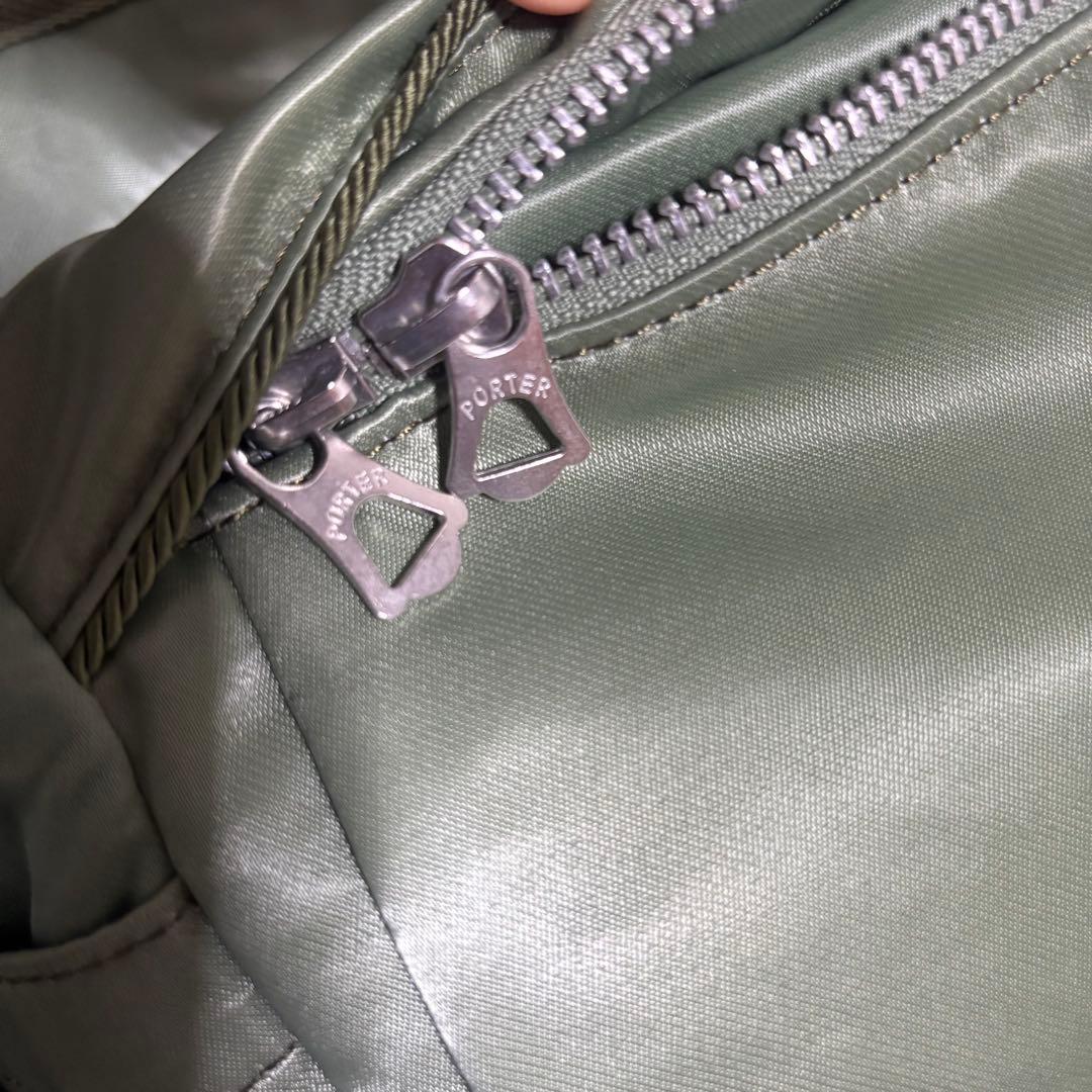 PORTER FADE ポーター 大容量収納 セージグリーン スエード