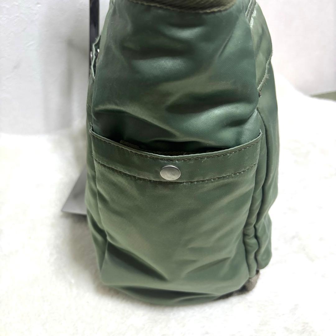 PORTER FADE ポーター 大容量収納 セージグリーン スエード