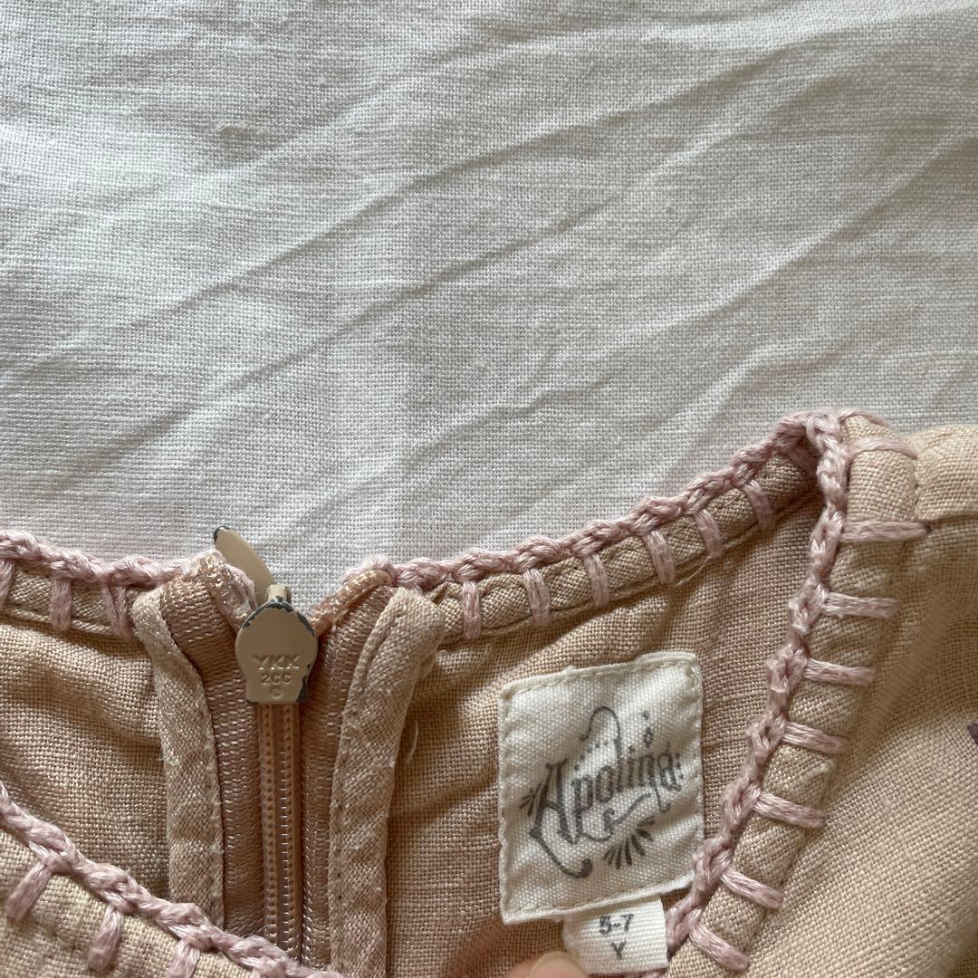 apolina kids ワンピース　5-7y