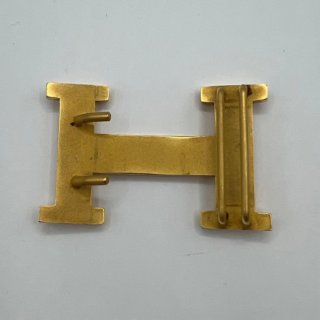 【美品】エルメス バックルのみ Hロゴ ゴールド コンスタンス