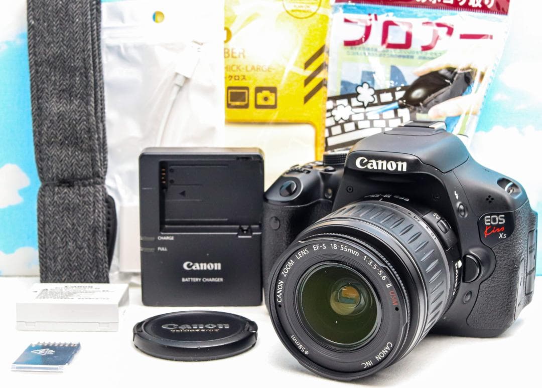 Canon キャノン Kiss X5⭐️スマホに送れる⭐️自撮りラクラク一眼レフ