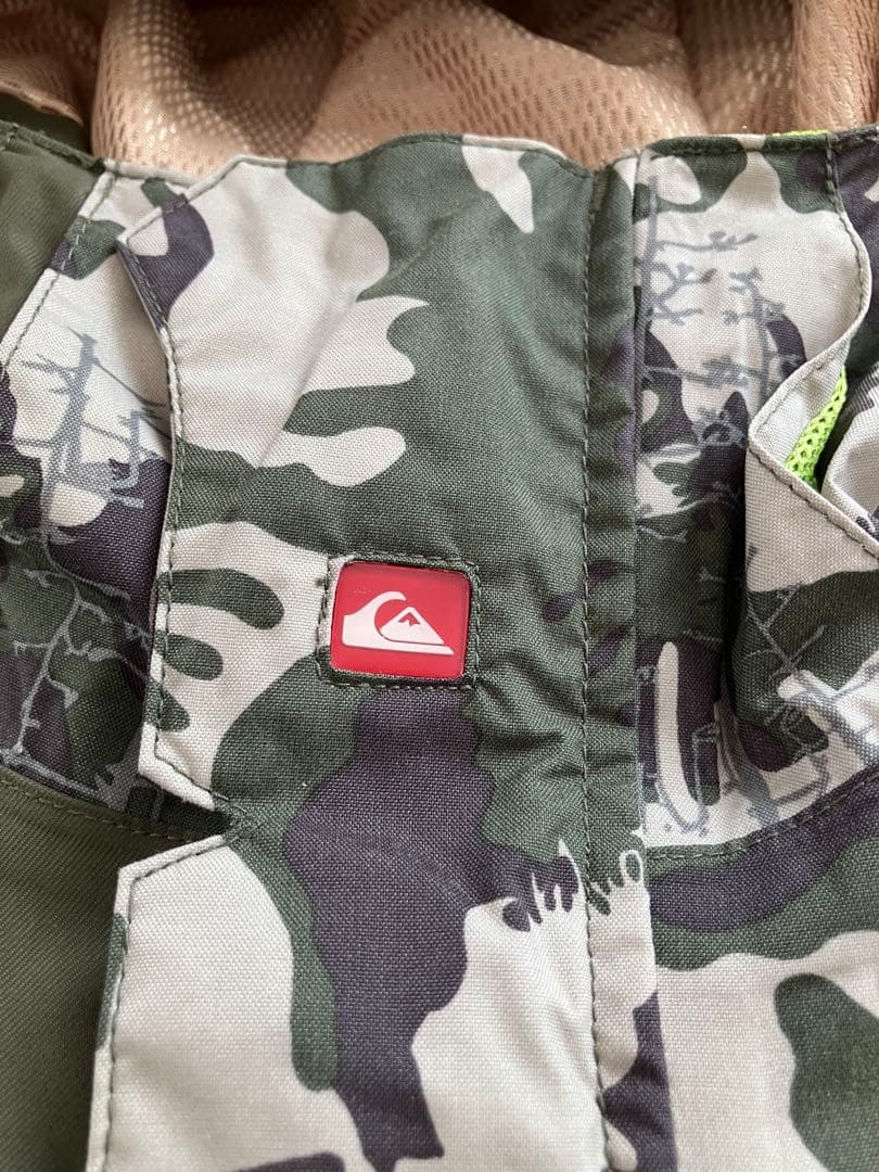 Quiksilver 迷彩スノーボードウェア　3点セット