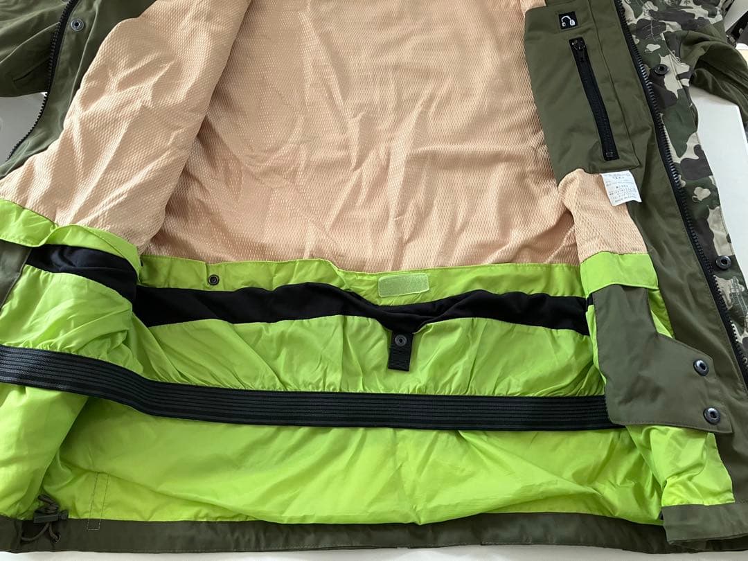 Quiksilver 迷彩スノーボードウェア　3点セット