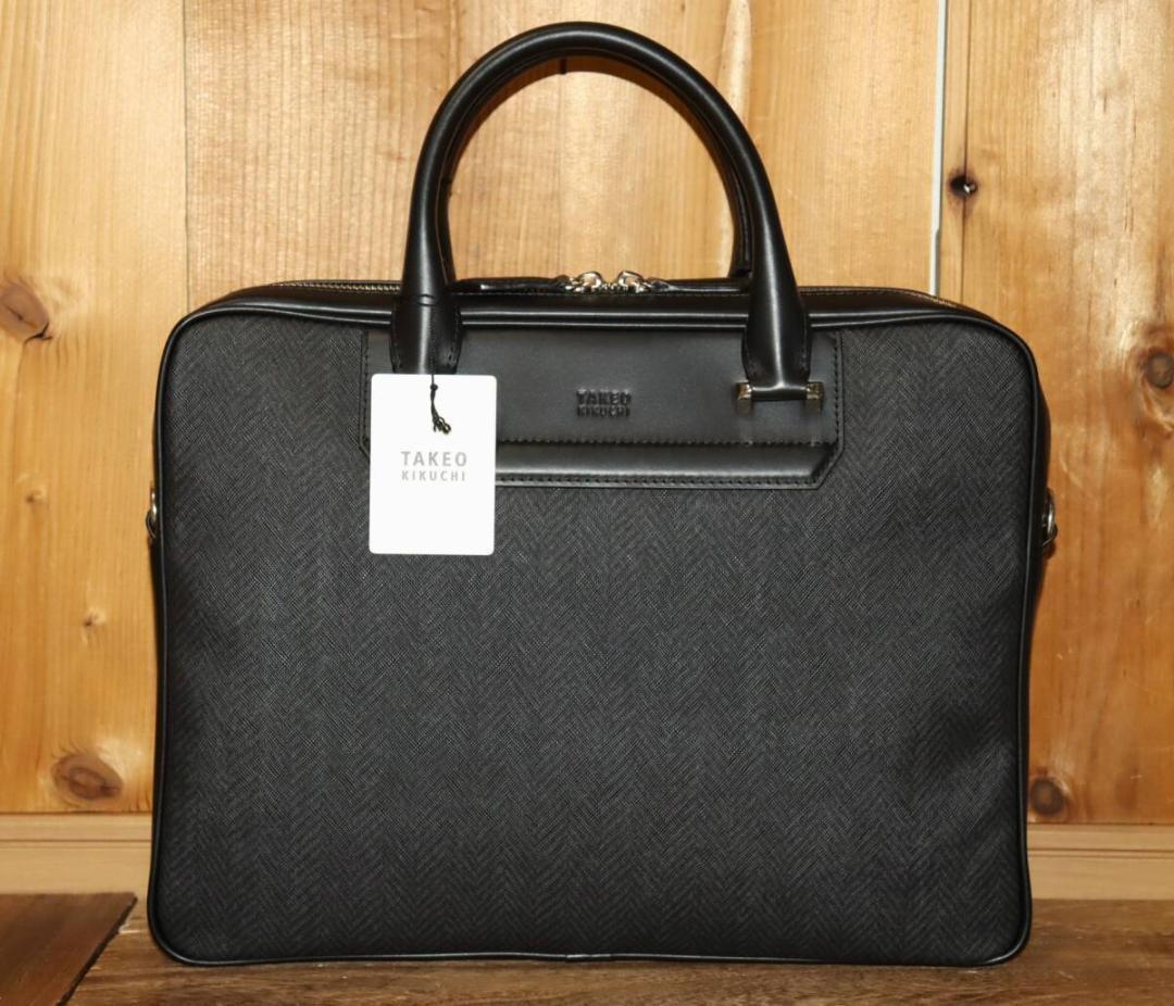 新品 TAKEO KIKUCHI ビジネスバッグ A4 (ハーバー) Ⓗ