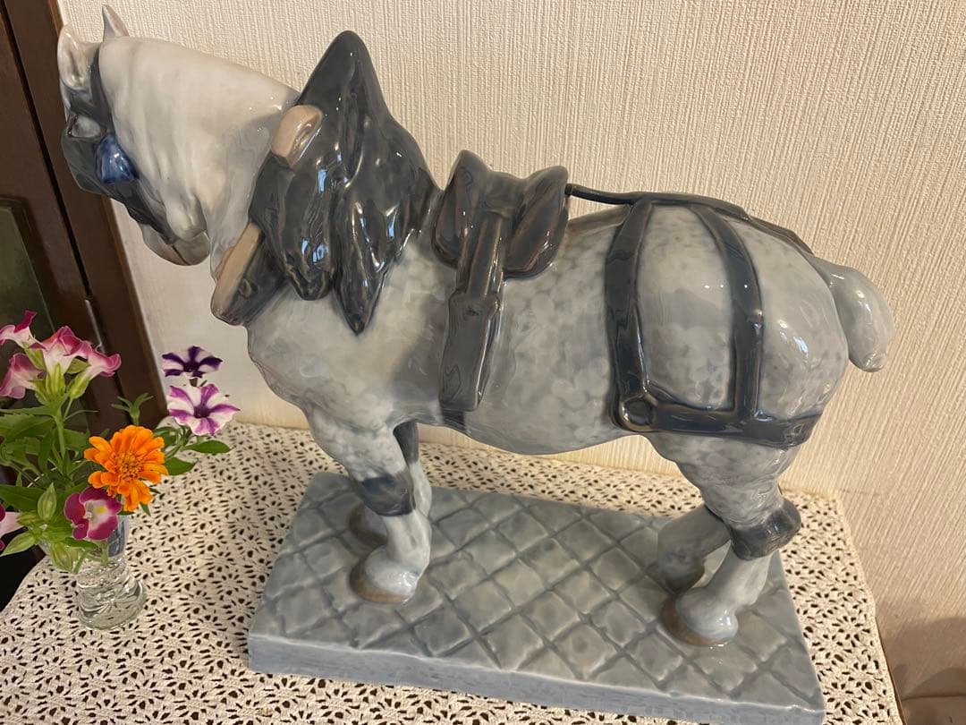 希少品　ロイヤルコペンハーゲン　馬の置物