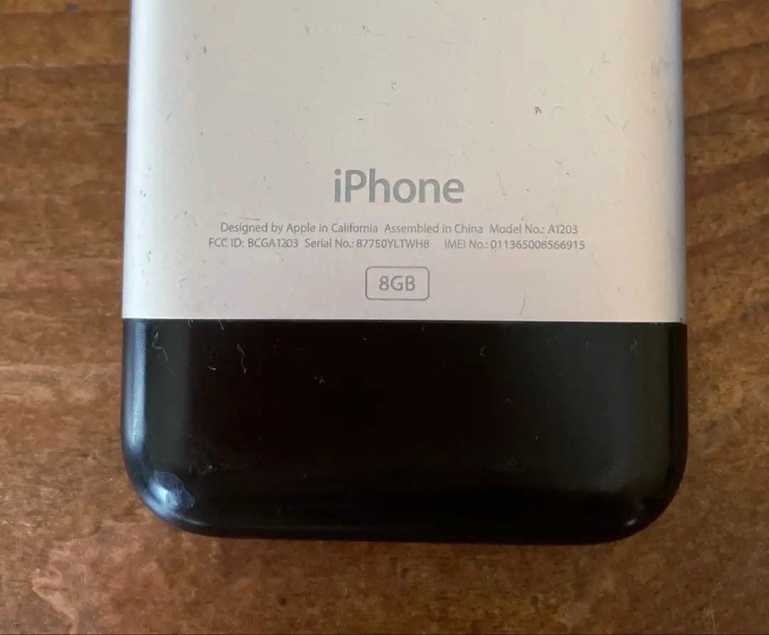 初代 iPhone 1st gen動作品 8GB バッテリー残あり