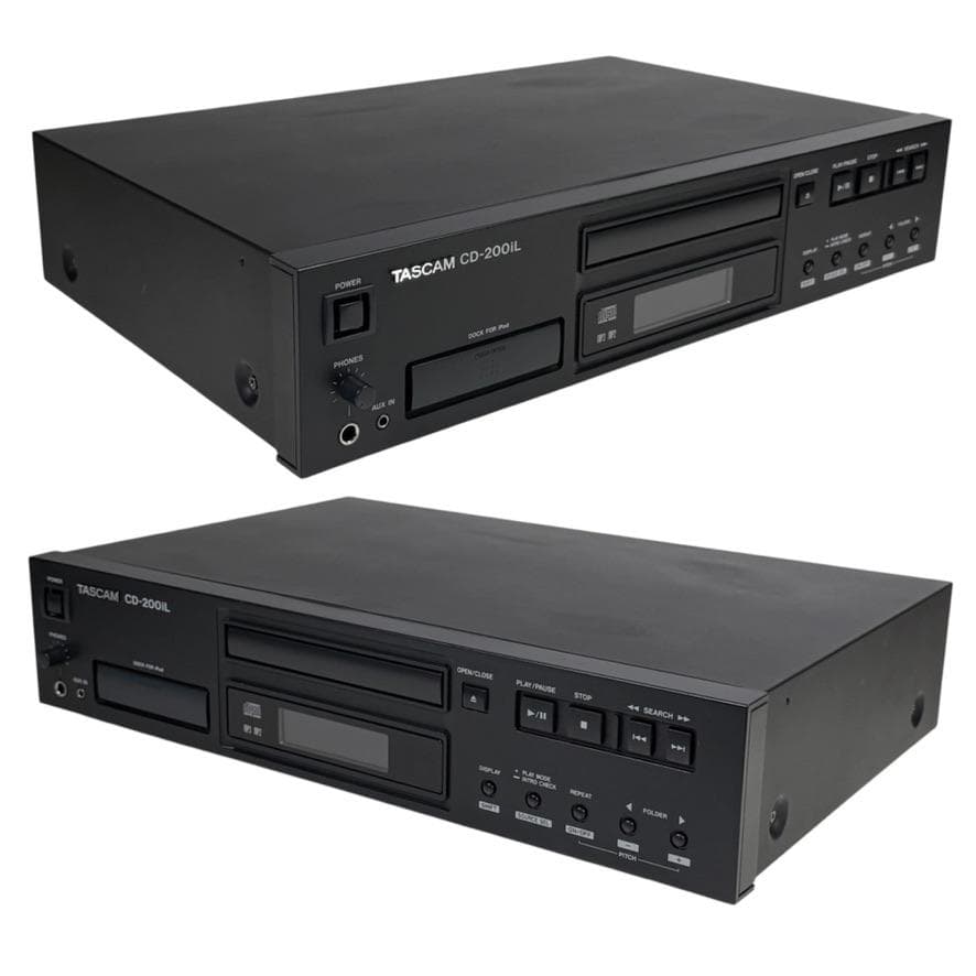 優良動作品・TASCAM CDプレーヤー iPodドック搭載 CD-200iL