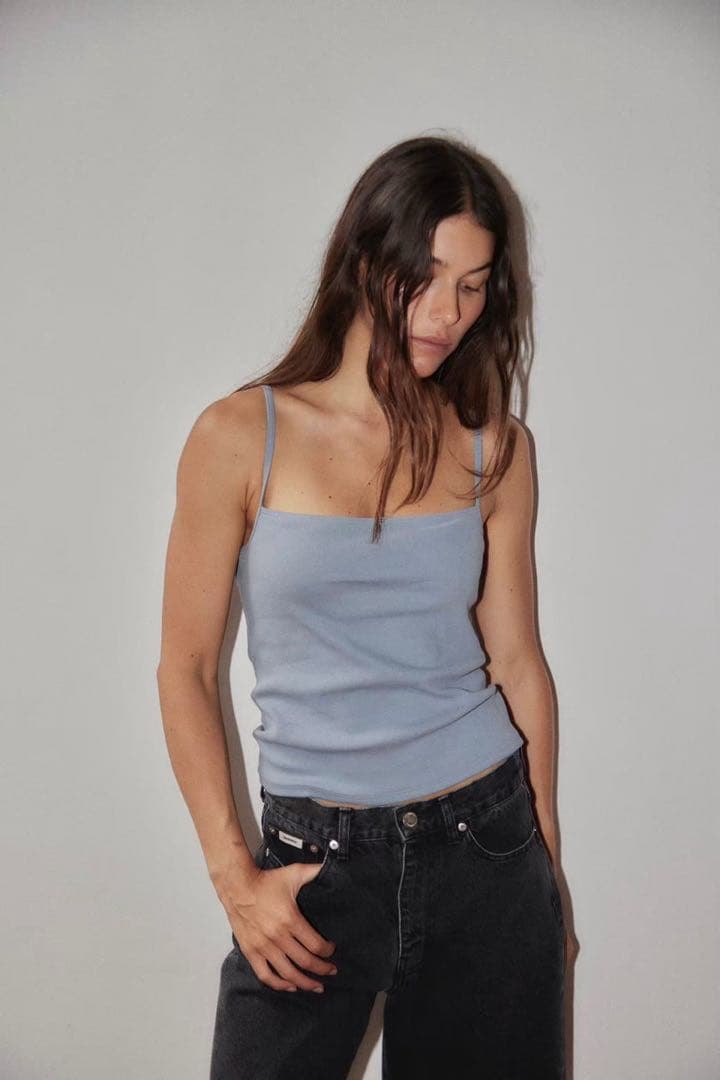 トップス SHISHIKUI COTTON C / LIGHT BLUE