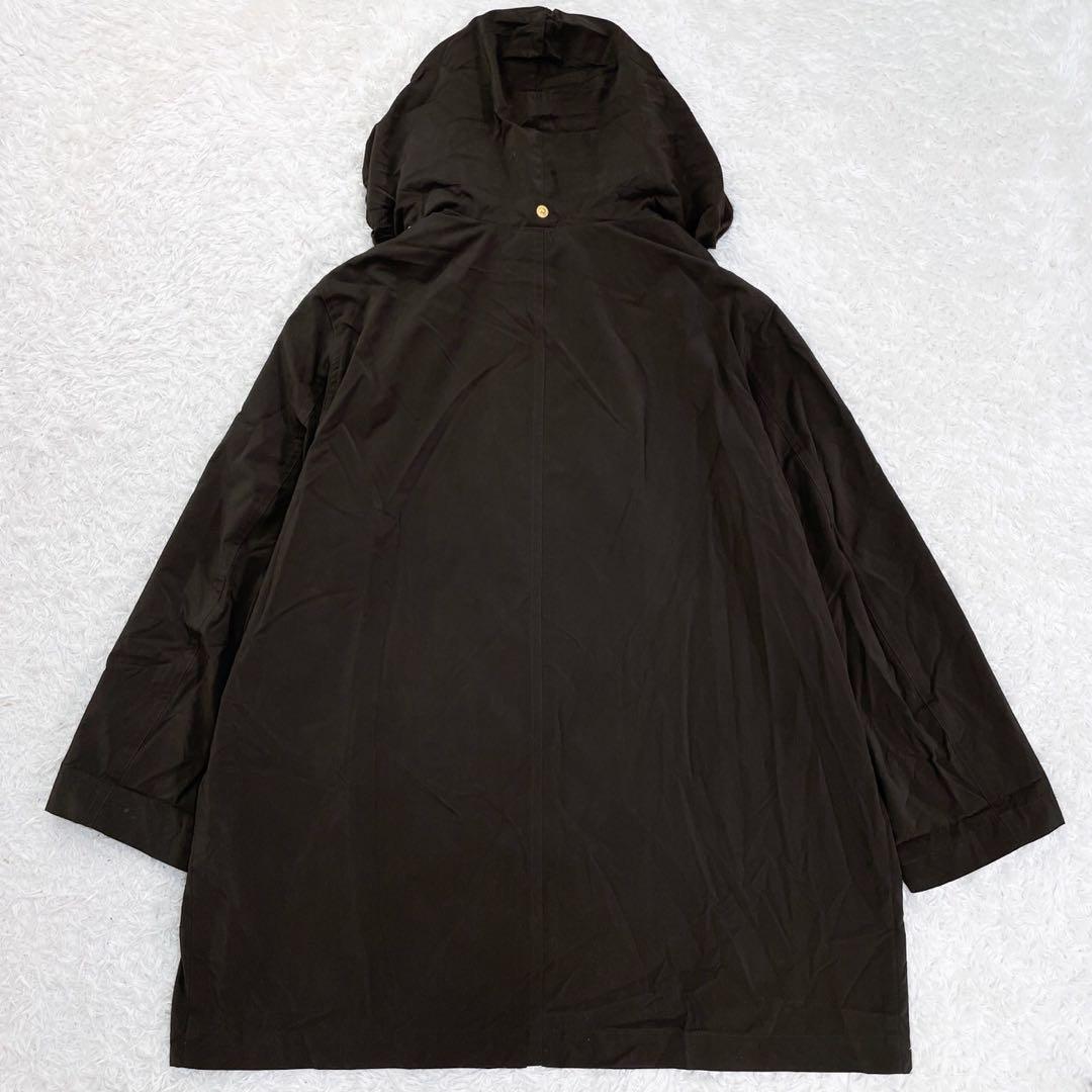 BURBERRYバーバリー モッズコート 茶系 金ボタン サイズ13 (XL位)