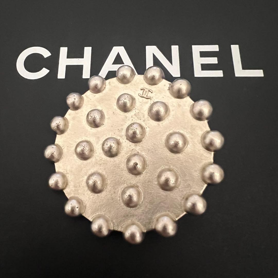 美品✨CHANEL シャネル ブローチ スタッズ ココマーク シルバー 98P