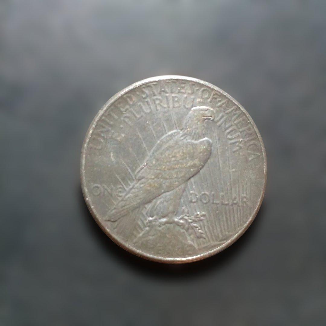 １ドル銀貨ピースダラー1925年&シルバー925クイッククリップ