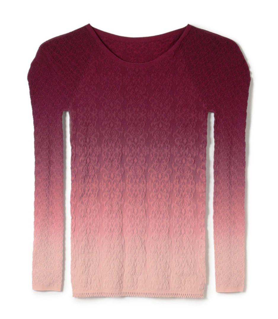 チャコット　ノーソーイング　グラデーション　ワインレッド　タグ付き新品