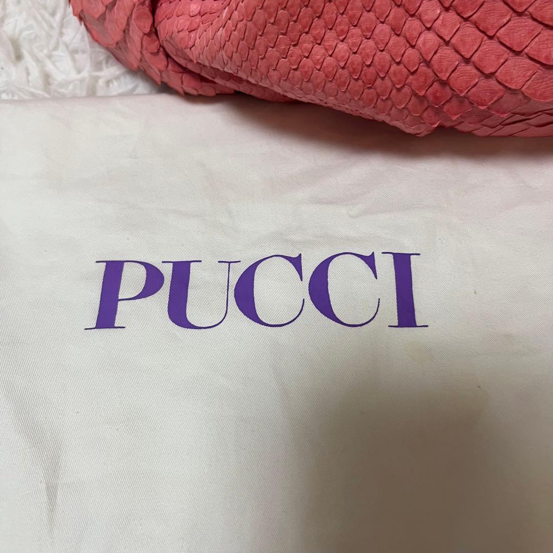 最高級 EMILIO PUCCI エミリオプッチ レザー バッグ ピンク