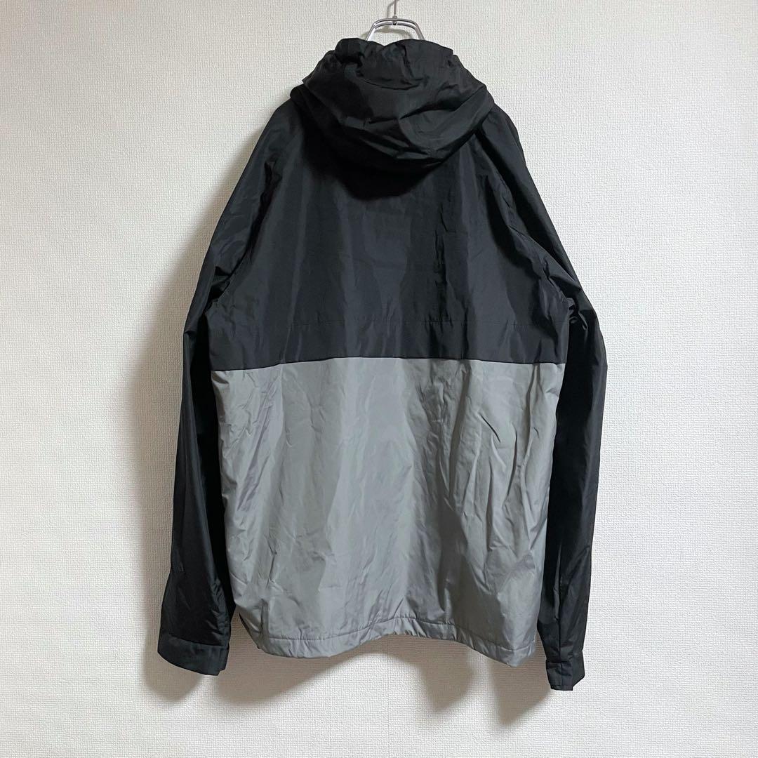 美品　VOLCOM フード付きスノーボードウェア　ブラック/グレー　サイズL