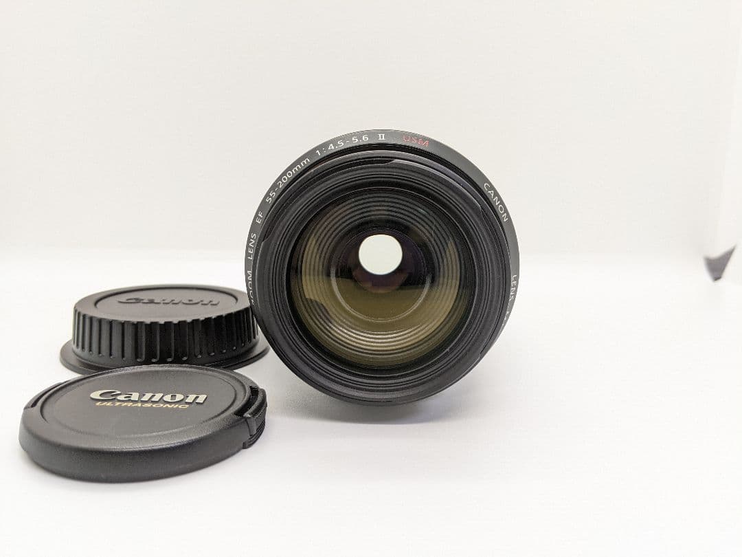 【超音波モーター搭載】Canon EF 55-200mm Ⅱ USM 望遠レンズ