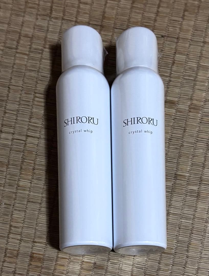 【新品・未開封】SHIRORU クリスタルホイップ 120g ×6本　試供品付き