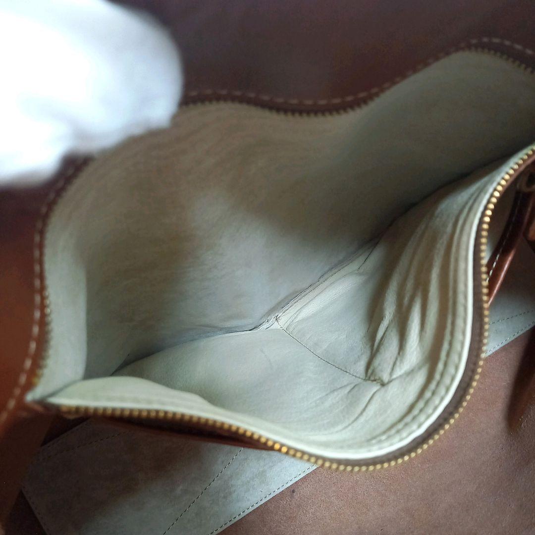 土屋鞄 ディアリオ 2way トートバッグ ショルダーバッグ レザー ブラウン