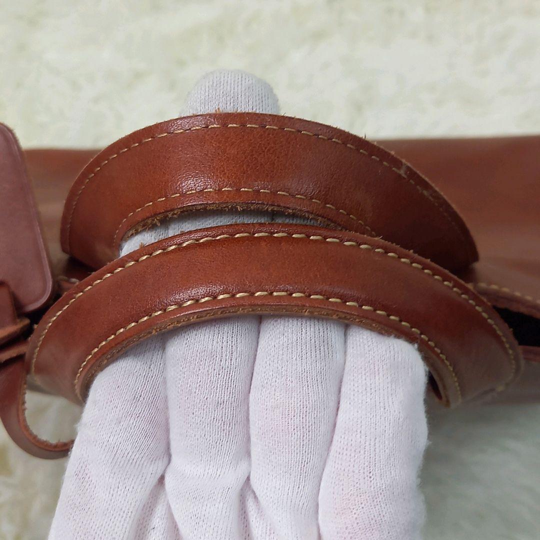 土屋鞄 ディアリオ 2way トートバッグ ショルダーバッグ レザー ブラウン