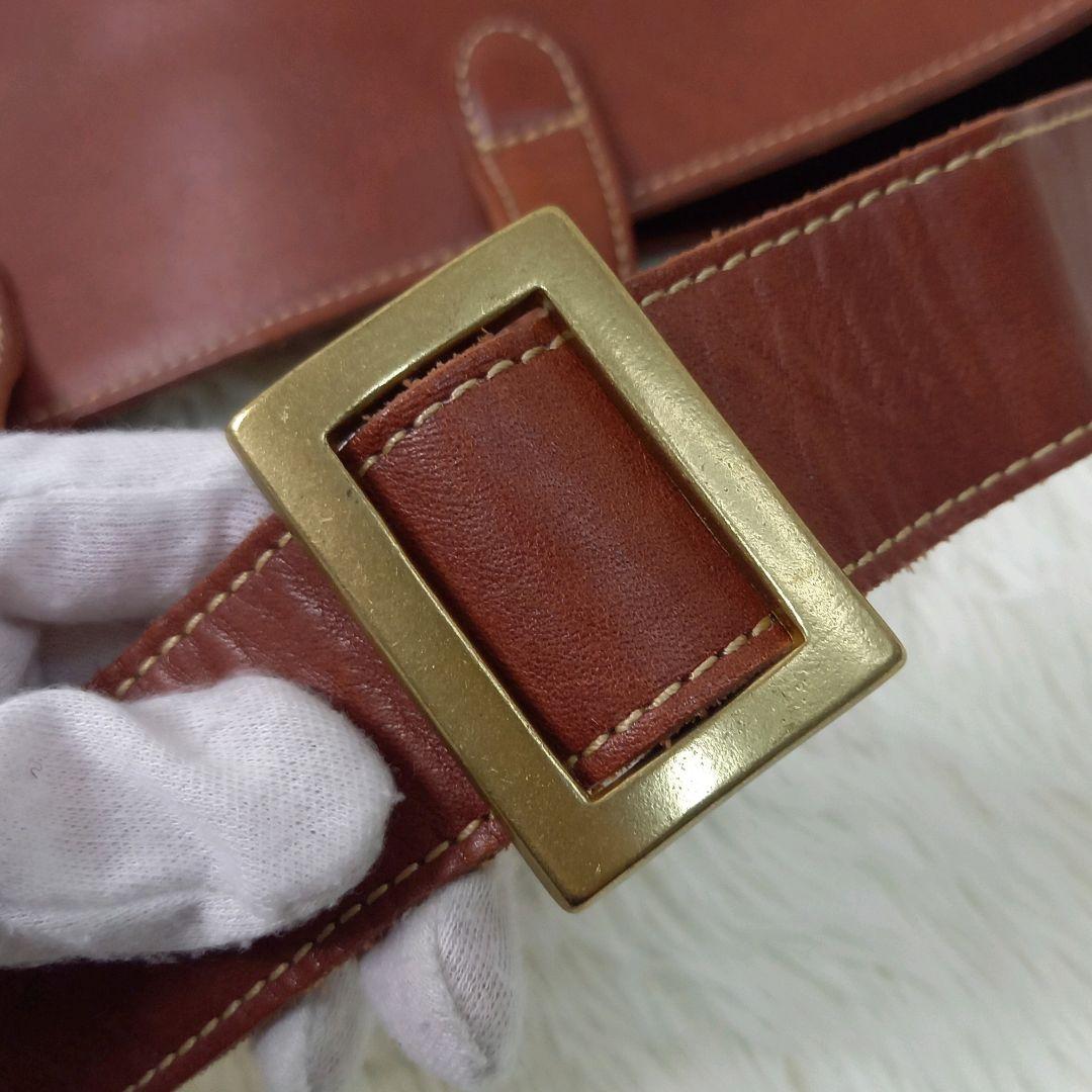 土屋鞄 ディアリオ 2way トートバッグ ショルダーバッグ レザー ブラウン