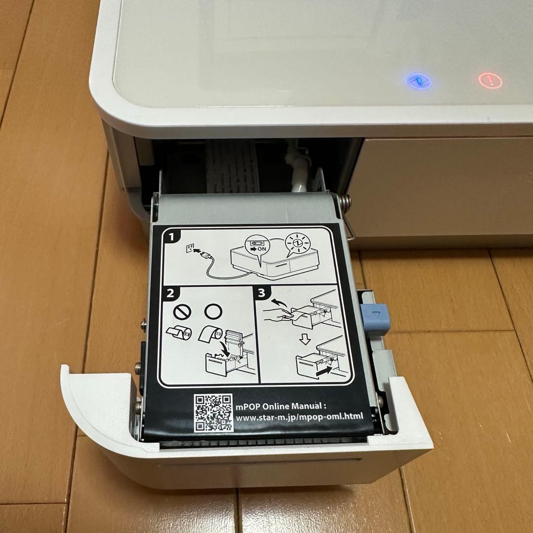 スター精密 POP10 WHT JPプリンタ内蔵キャッシュドロアー 動作確認済み