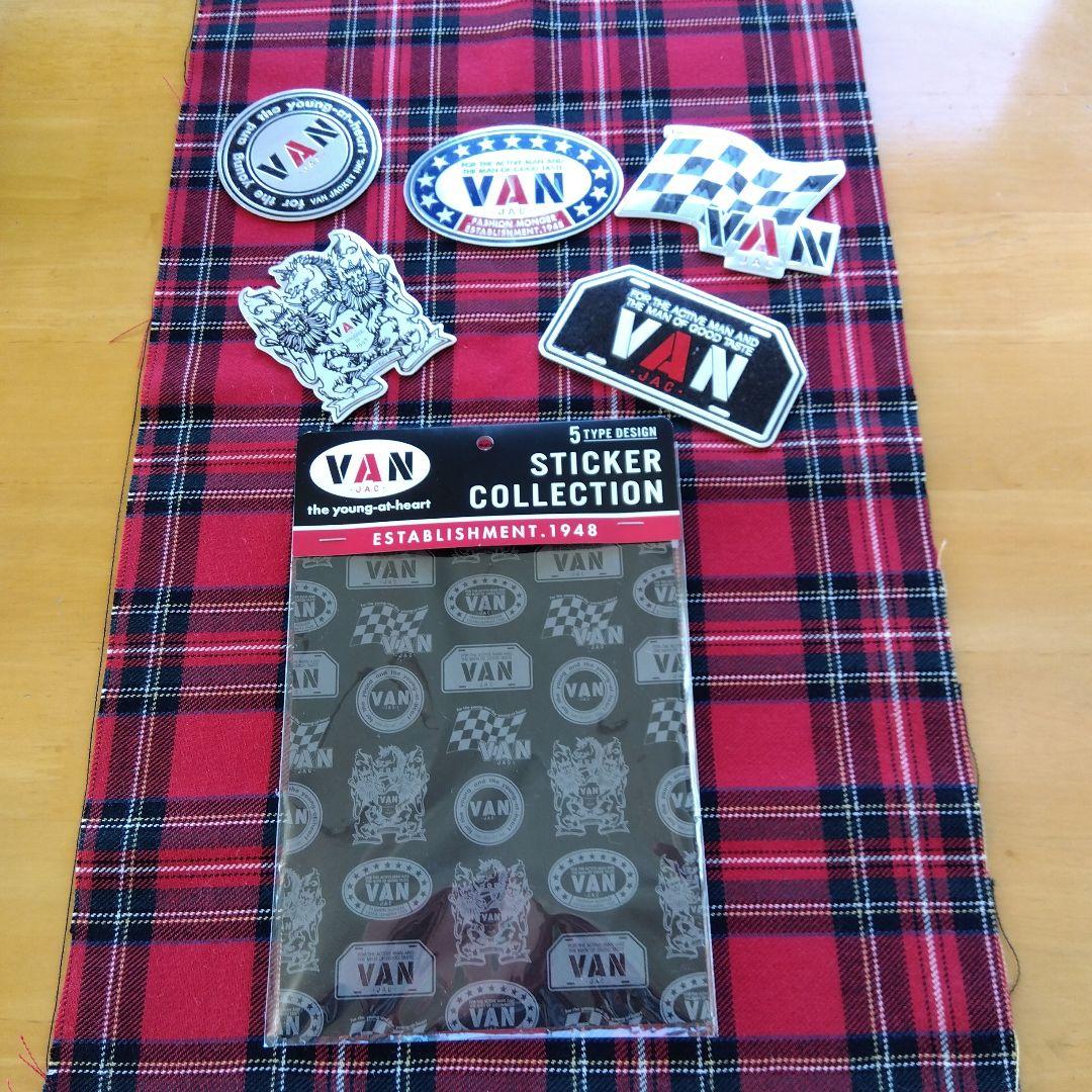 VAN JAC アルミステッカー 5種セット