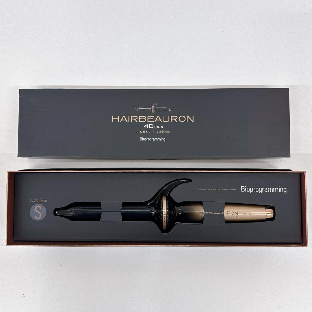 【極美品】リュミエリーナ ヘアビューロンカール 4Dplus 26.5㎜ 箱付き