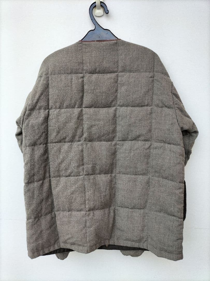 NANGA × ele × 乱痴気　ナンガ　ウールダウン　　グレー　M