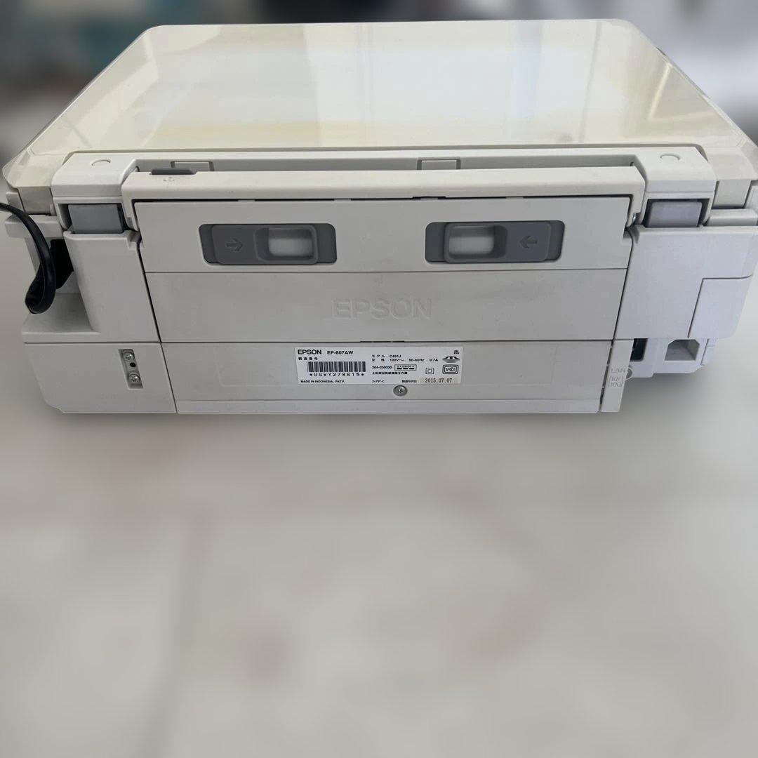 EPSON エプソン　EP-807AW プリンター　WiFi対応　インク付