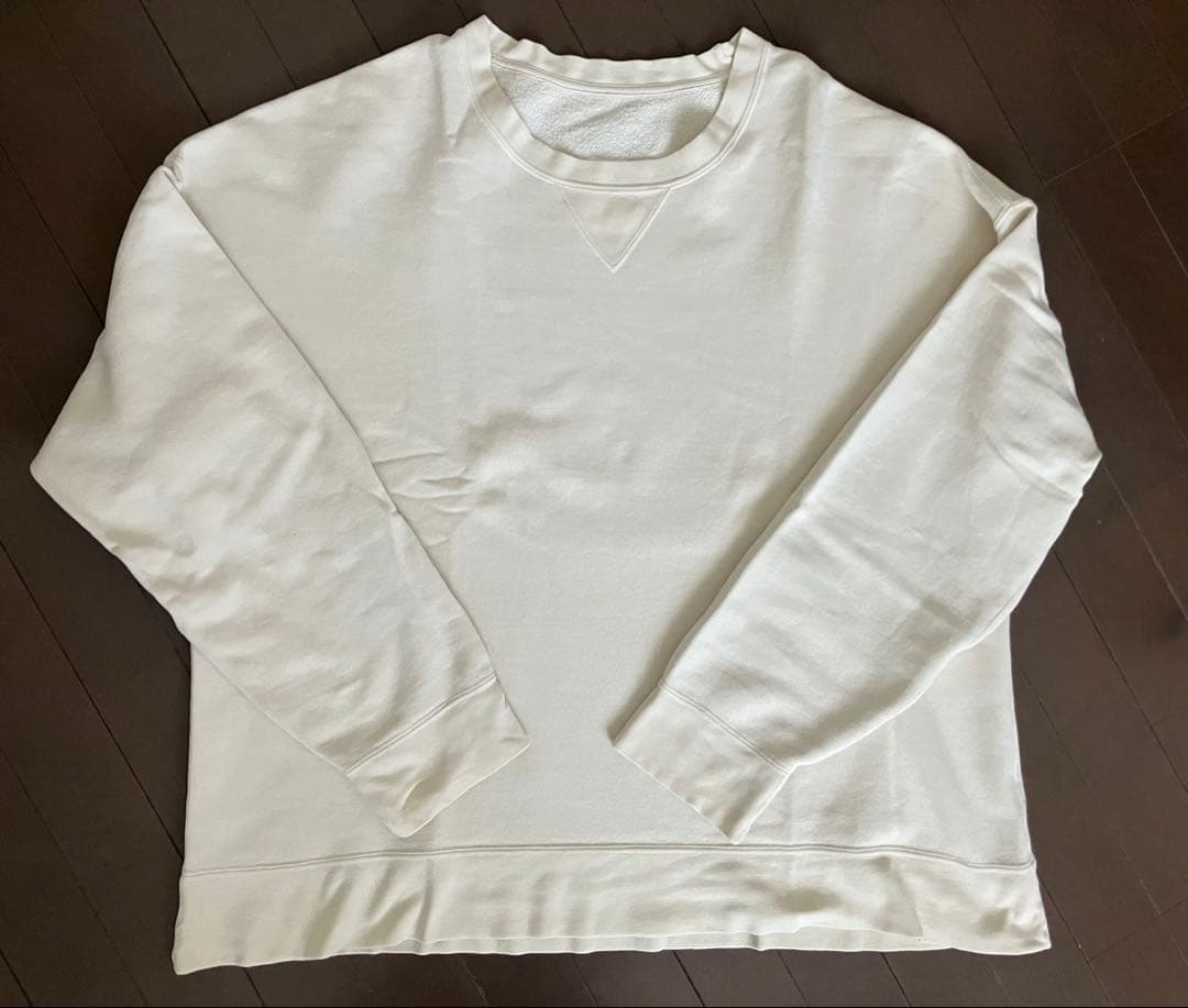 トップス visvim JUMBO SWEAT L/S DMGD ivory 5